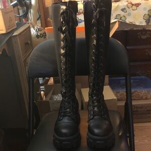 Circus  lace up boots